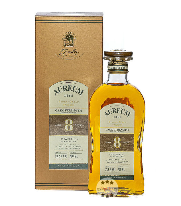 Brennerei Ziegler Ziegler Aureum Cask Strength Single Malt Whisky (53,2 % vol., 0,7 Liter)