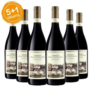 Amarone della Valpolicella Classico DOCG 2012 - Villa San Carlo [5+1 gratis]