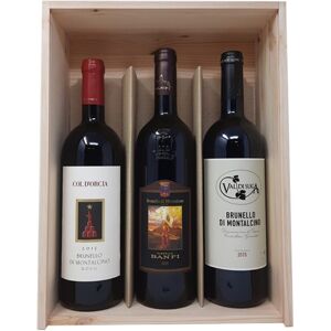 Brunello Trio Banfi, Col d'Orcia, Val di Suga [3x bot. Cassetta di Legno]