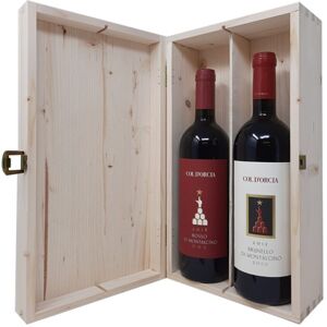 Brunello + Rosso di Montalcino Col d'Orcia [2x bot. Cassetta di Legno]