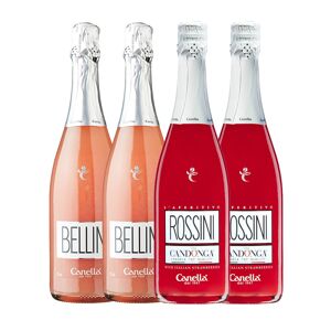 Cocktail Bellini e Rossini - Canella [4 bot.]