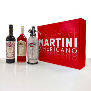 Americano Martini 160° Cocktail Kit con Sifone - Martini [Confezione Regalo]