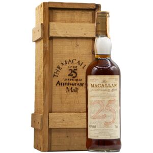 Whisky Macallan 1964 Anniversary Malt 25 Year Old / Giovinetti Import - Macallan [Origianl Wood Box]