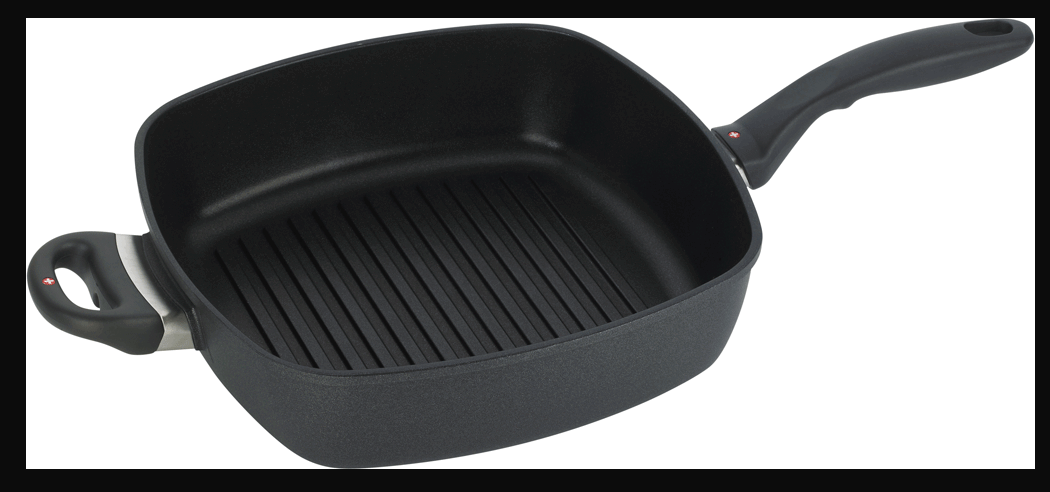 Swiss Diamond - Xd Dyb Grillpande - Ø 25x25 Cm - Non-Stick, Induktion