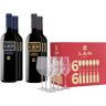 Rioja Pack Lan Gran Reserva 2016 (x3), Lan Reserva 2017 (x3) con Copas (x6)