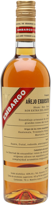 Le Bienheureux S.A Ron Embargo Añejo Exquisito