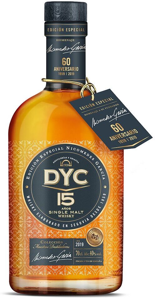 DYC 15 AÑOS SINGLE MALT  70CL