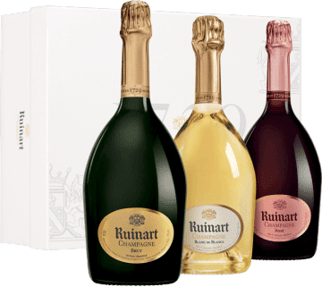 Champagne Ruinart - Cave Urbaine 3 Botellas - Blanc de Blancs - Rosé - Brut