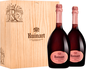 Champagne Ruinart - Brut Rosé - Estuche Duo