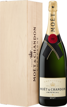 MOET & CHANDON  CHAMPAGNE Champagne Moet & Chandon - Brut Impérial - Jéroboam - Caja Madera