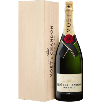 MOET & CHANDON  CHAMPAGNE Champagne Moet & Chandon - Brut Impérial - Magnum - Caja Madera