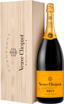 Champagne Veuve Clicquot - Brut Carte Jaune - Matusalén en Caja Madera