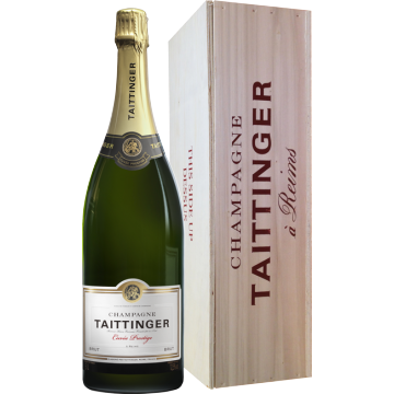 Champagne Taittinger - Prestige - Jéroboam - Caja Madera
