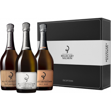 CHAMPAGNE BILLECART-SALMON Champagne Billecart Salmon - Estuche Exc3ption - 3 Botellas
