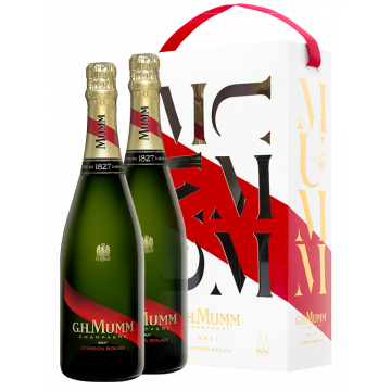 Champagne Mumm Cordon Rouge - Estuche 2 Botellas