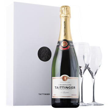 Champagne Taittinger - Prestige -  Estuche 2 Copas