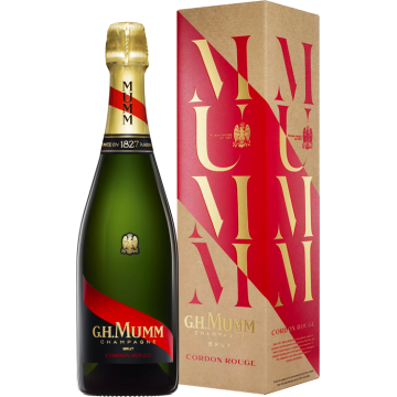 Champagne Mumm - Cordon Rouge - Kraft Gift Box