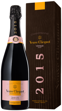 Champagne Veuve Clicquot Rosé Vintage 2015 - Estuche Regalo