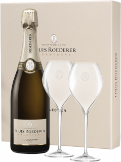 Champagne Louis Roederer - Collection 244 - Estuche 2 Copas