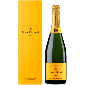 Champagne Veuve Clicquot - Brut Carte Jaune - Estuche Regalo