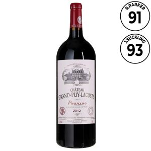 Bordeaux - 1 Magnum Pauillac Gd Cru Classé 2012 Ch. Grand-Puy-Lacoste 1.5L - Publicité