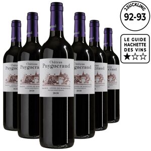 Bordeaux - 6 Côtes-de-Francs 2020 Ch. Puygueraud 6x75cl - Publicité
