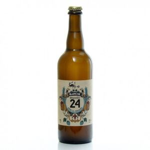 Brasserie artisanale de Sarlat Bière brassée 24 Blanche  75cl - Publicité