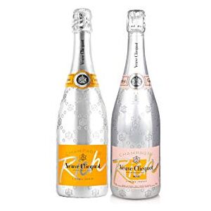 Veuve Clicquot Lot duo champagne  Rich et Rich rosé - Publicité