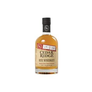 Cedar Ridge Rye Whiskey 43° 70CL - Publicité