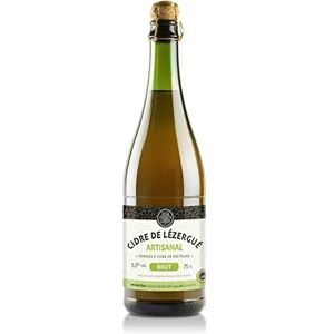 Les Celliers de l'Odet Cidre de Lézergué artisanal brut Bouteille 750ml - Publicité