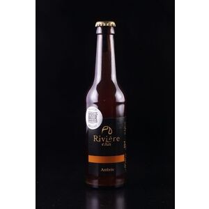 CELLIER DOMBE BRESSE Bière Rivière d'Ain Ambrée Brasserie Rivière d'Ain 33cl - Publicité