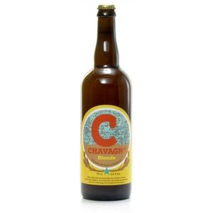 Brasserie Chavagn Bière blonde artisanale , 75cl - Publicité