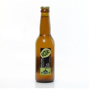 Brasserie Gaillarde Biere blonde kiclac  33cl - Publicité