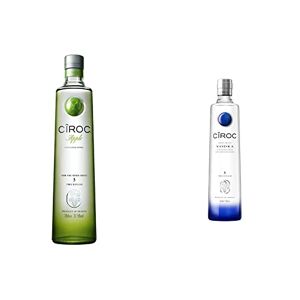 CIROC Cîroc Apple Vodka aux arômes naturels de Pomme 70 cl & Cîroc ultra premium vodka 70cl - Publicité