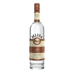 Beluga Allure Noble Russian Vodka avec support en Cuir 700 ml - Publicité