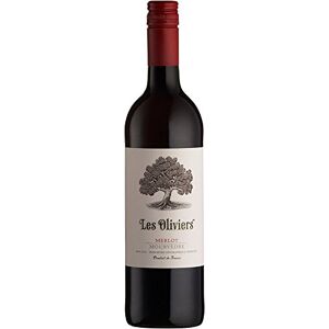 Les Oliviers Merlot Mourvèdre, Pays d’Oc, France, (caisse de 6x75cl), (MERLOT 80%, MOURVEDRE 20%) - Publicité