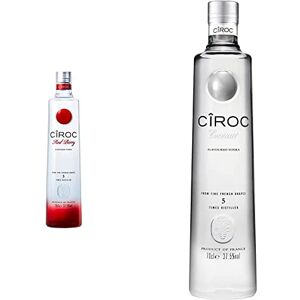 CIROC Cîroc Red Berry Vodka aux arômes naturels de Fruits rouges 70 cl & Coconut Vodka aux arômes naturels de Noix de coco 70 cl - Publicité