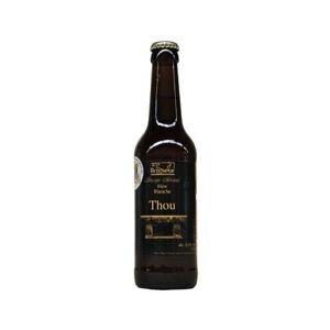 CELLIER DOMBE BRESSE Bière Thou Blanche Brasserie Rivière d'Ain 33cl - Publicité