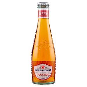 San Pellegrino 48 bouteilles de cocktail de soda  cocktail ginger amer italien apéritif 20 cl - Publicité