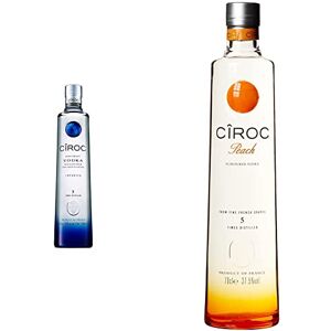 CIROC Cîroc Peach Vodka aux arômes naturels de Pêche 70 cl & Cîroc ultra premium vodka 70cl - Publicité