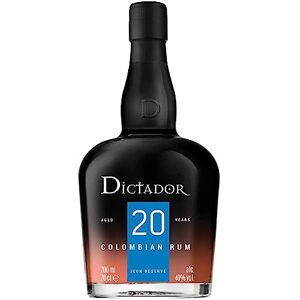 Dictador 20 Ans Rhum Vieux Ambré Origine : Colombie Notes de Vanille & Cacao Vieilli en Fût de Bourbon & Porto 40 % Alcool 70 cl - Publicité