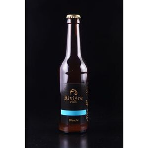 CELLIER DOMBE BRESSE Bière Rivière d'Ain Blanche Brasserie Rivière d'Ain 33cl - Publicité