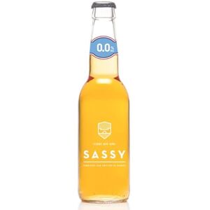 SASSY MAISON  Cidre Bio Sans Alcool 12 x 27.5 cl Fabriqué en Normandie à la Main, Qualité Premium, Faible en Calories, Sans Gluten, 100% Naturel & Sans Sucre Ajouté - Publicité