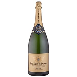 Francois Montand François Montand Vin effervescent Méthode Traditionnelle Blanc de Blancs Brut Magnum France (1 x 1.5 L) - Publicité