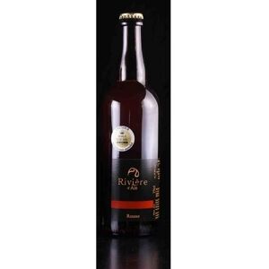 CELLIER DOMBE BRESSE Bière Rivière d'Ain Rousse Brasserie Rivière d'Ain 75cl - Publicité