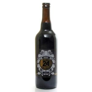 Brasserie artisanale de Sarlat Bière Brassée 24 Stout  75cl - Publicité