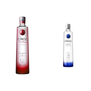 CIROC Cîroc Red Berry Vodka aux arômes naturels de Fruits rouges 70 cl & Cîroc ultra premium vodka 70cl - Publicité