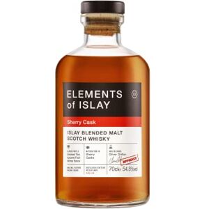 DRUMSHANBO ELEMENTS OF ISLAY Sherry Cask Blended Malt Whisky 54.5% Alcool Origine : Ecosse Bouteille 70 cl - Publicité