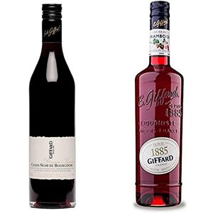 Giffard Liqueur Cassis Noir de Bourgogne Recette Française Fruitée et Intense 70 cl & Crème de Framboise Crème de Fruits Recette Française Fruitée et Intense 70 Cl - Publicité