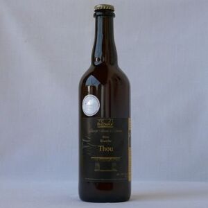 CELLIER DOMBE BRESSE Bière Thou Blanche Brasserie Rivière d'Ain 75cl - Publicité